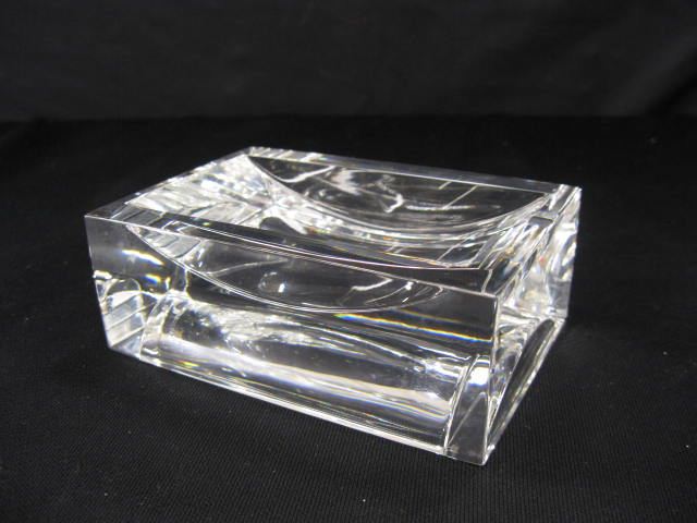 Baccarat Crystal Soap Dish 3'' x