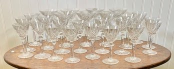 Baccarat Crystal stemware,