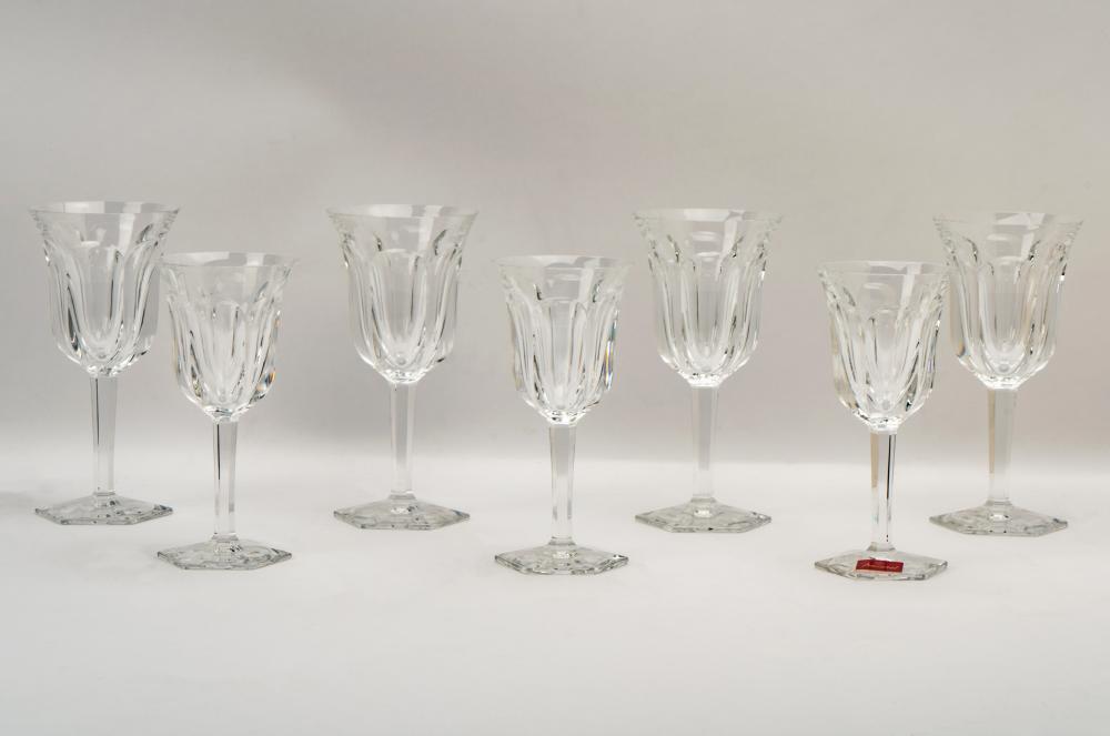 BACCARAT CRYSTAL STEMWARE PARTIAL