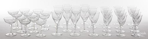 BACCARAT CRYSTAL STEMWARE, TOGETHER