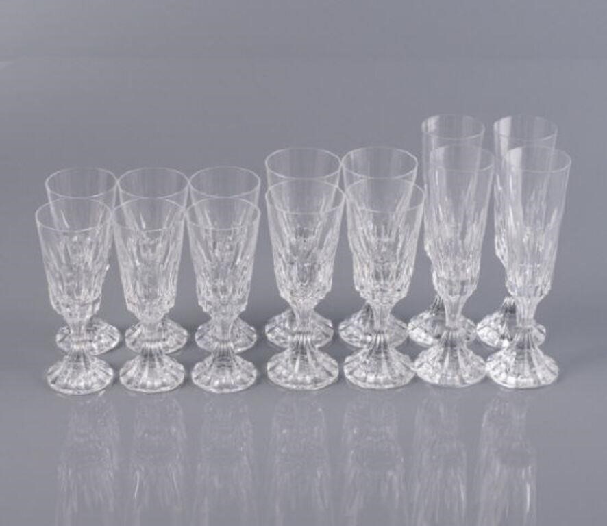 BACCARAT CRYSTAL STEMWAREA group of