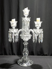 BACCARAT CRYSTAL SWIRLED THREE