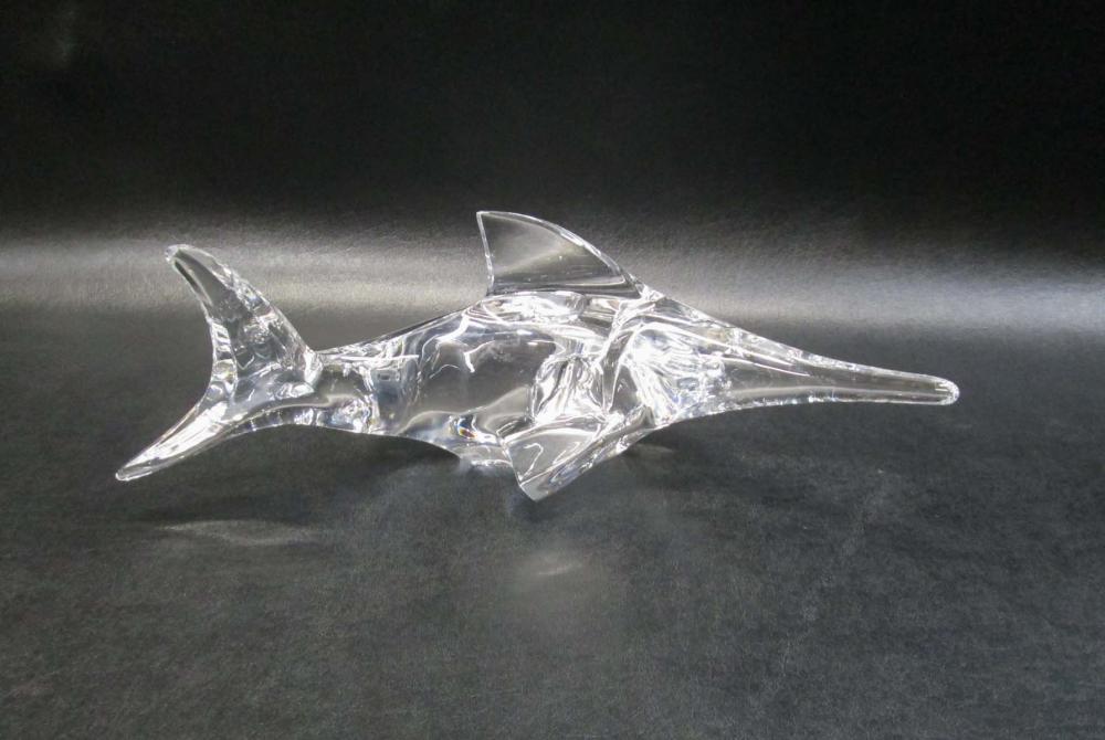 BACCARAT CRYSTAL SWORDFISH