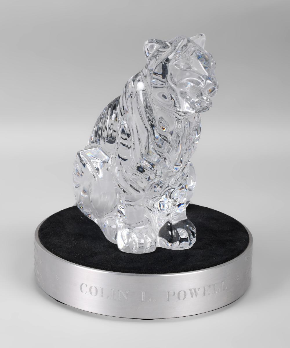 BACCARAT CRYSTAL TIGER AWARD FROM