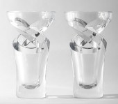 BACCARAT CRYSTAL "TORNADO" VAS