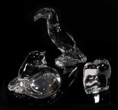 BACCARAT CRYSTAL TOUCAN, CAT &