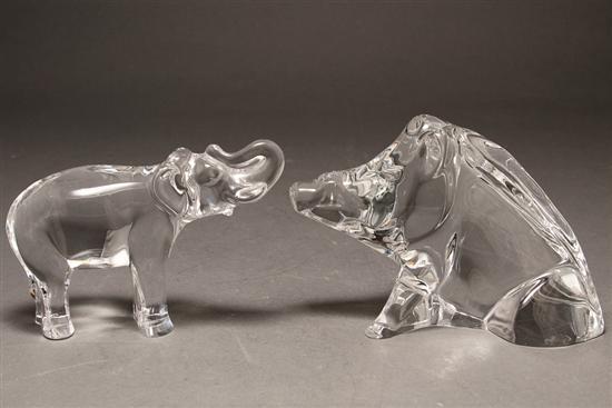 Baccarat crystal trumpeting