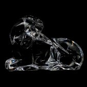 BACCARAT CRYSTAL UNICORN FIGUR