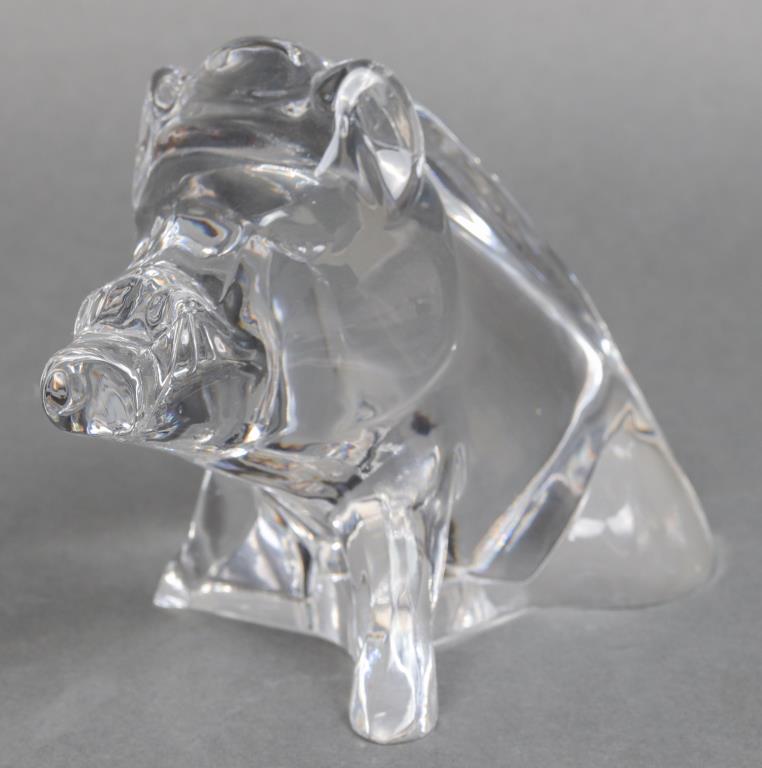 BACCARAT CRYSTAL "WILD BOAR"