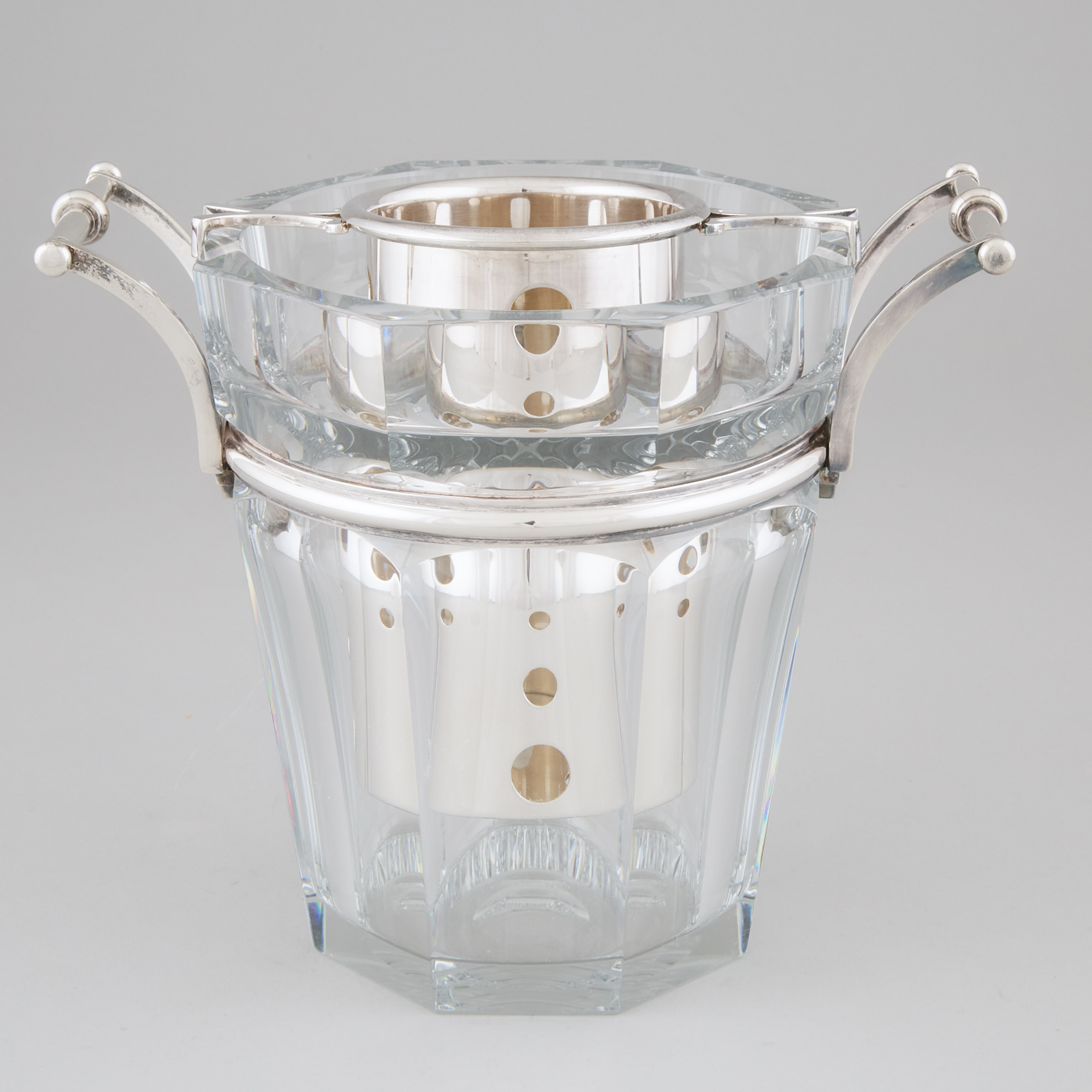 Baccarat Cut Glass Wine Cooler,