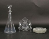 BACCARAT DECANTER & 6 VAL ST L