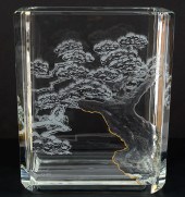 BACCARAT EDO VASE BY KENZO TAK