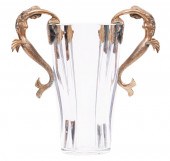 BACCARAT ERTE CRYSTAL & BRONZE