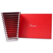 BACCARAT "EYE" RED VASEDESCRIP