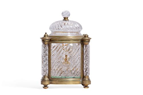 BACCARAT GILT BRONZE MOUNTED
