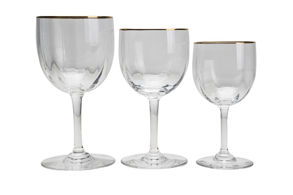 BACCARAT GILT RIM DRINK