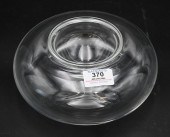 BACCARAT GLASS CAVIAR SERVER,
