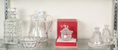 BACCARAT GLASS PITCHER AND COV