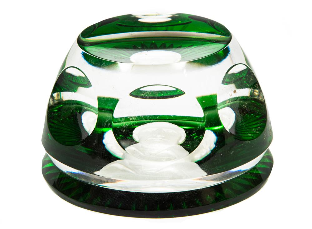 BACCARAT GREEN AND WHITE SULPHIDE