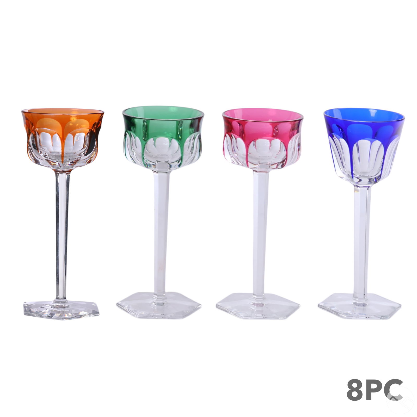 BACCARAT HARCOURT RHINE WINE CUT TO