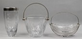 BACCARAT ICE BUCKET WITH METAL