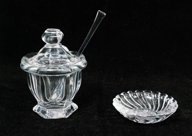 BACCARAT JAM JAR AND CANDY DISHA