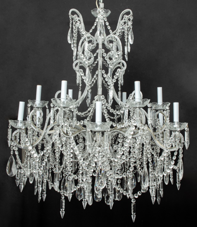 BACCARAT MANNER 12-ARM CRYSTAL