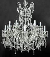 BACCARAT MANNER 12-ARM CRYSTAL