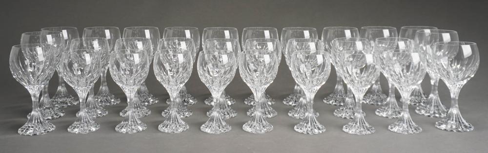 BACCARAT 'MASSENA' 30-PIECE CRYSTAL