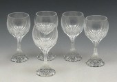 BACCARAT MASSENA CRYSTAL. 5 WI