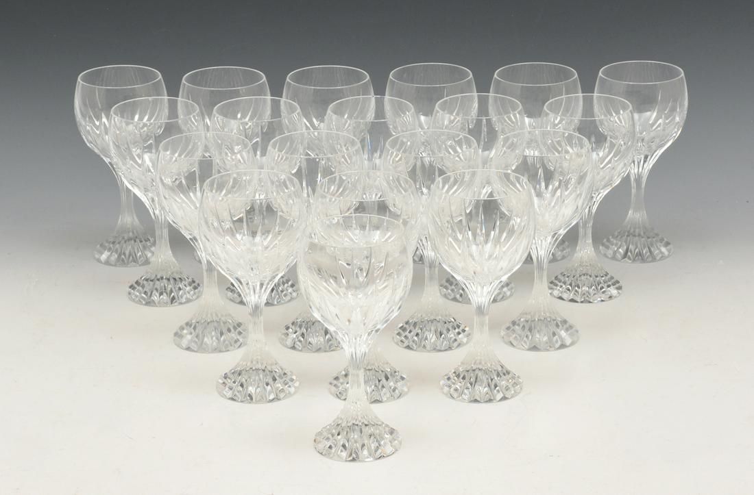 BACCARAT MASSENA WINE GLASSES. 19