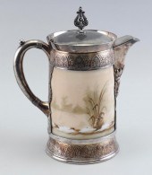 BACCARAT PAINTED SATIN GLASS W