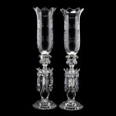 BACCARAT, PAIR OF DROP PRISM C