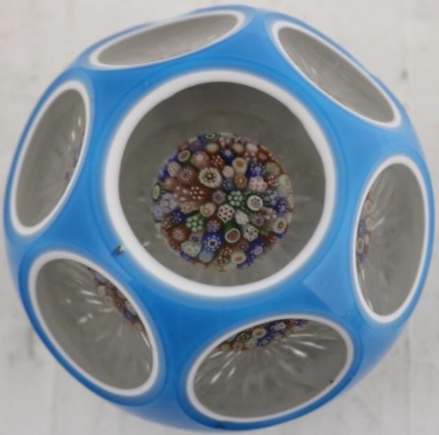 BACCARAT PAPERWEIGHT, FRENCH,