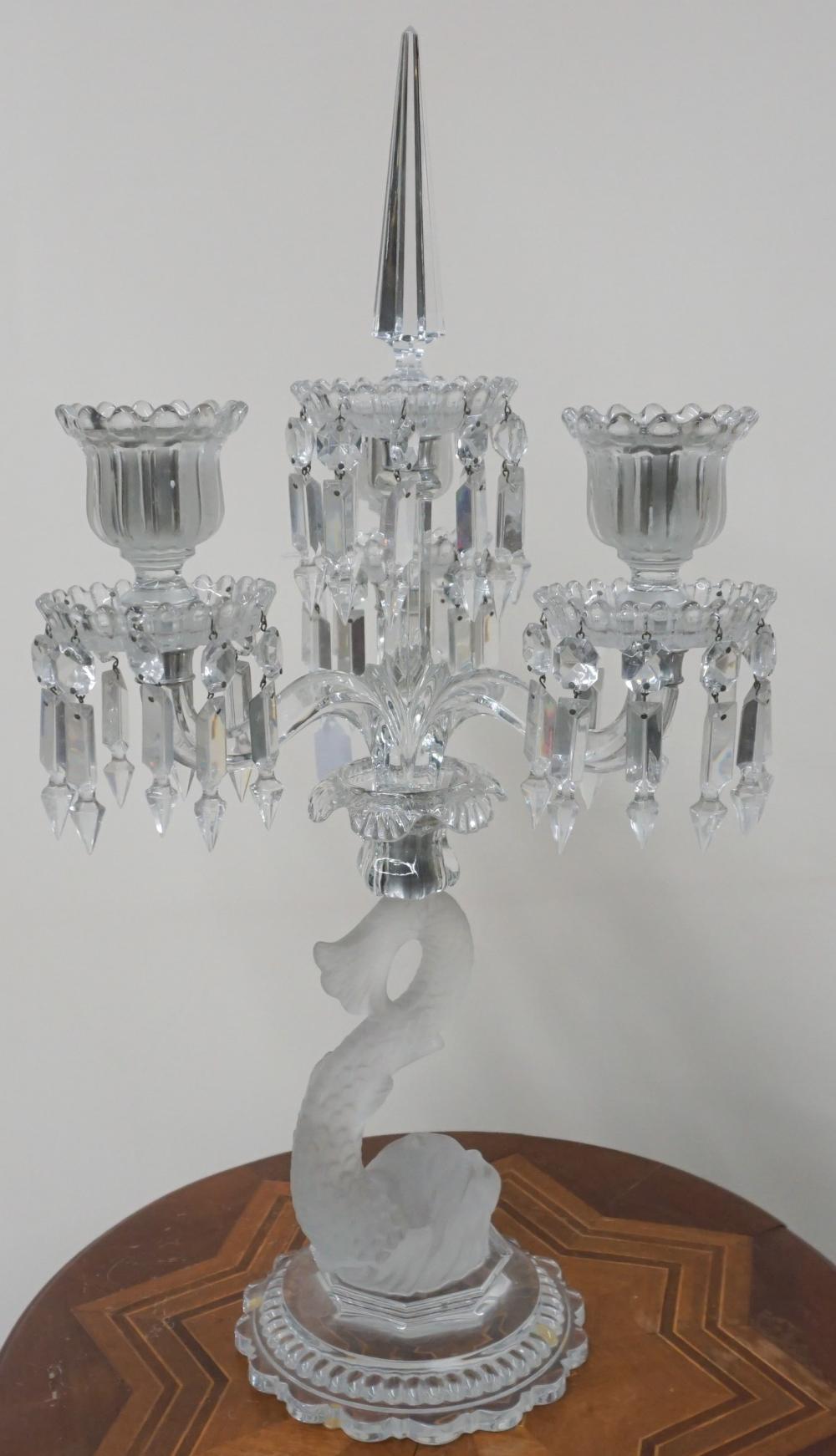 BACCARAT PARTIAL FROSTED CRYSTAL