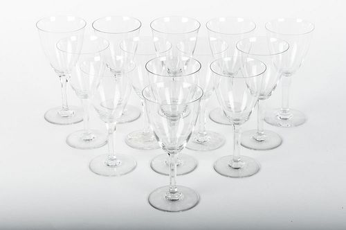 BACCARAT SET 12 CLEAR WINE