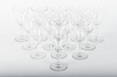 BACCARAT SET 12 CLEAR WINE CRY