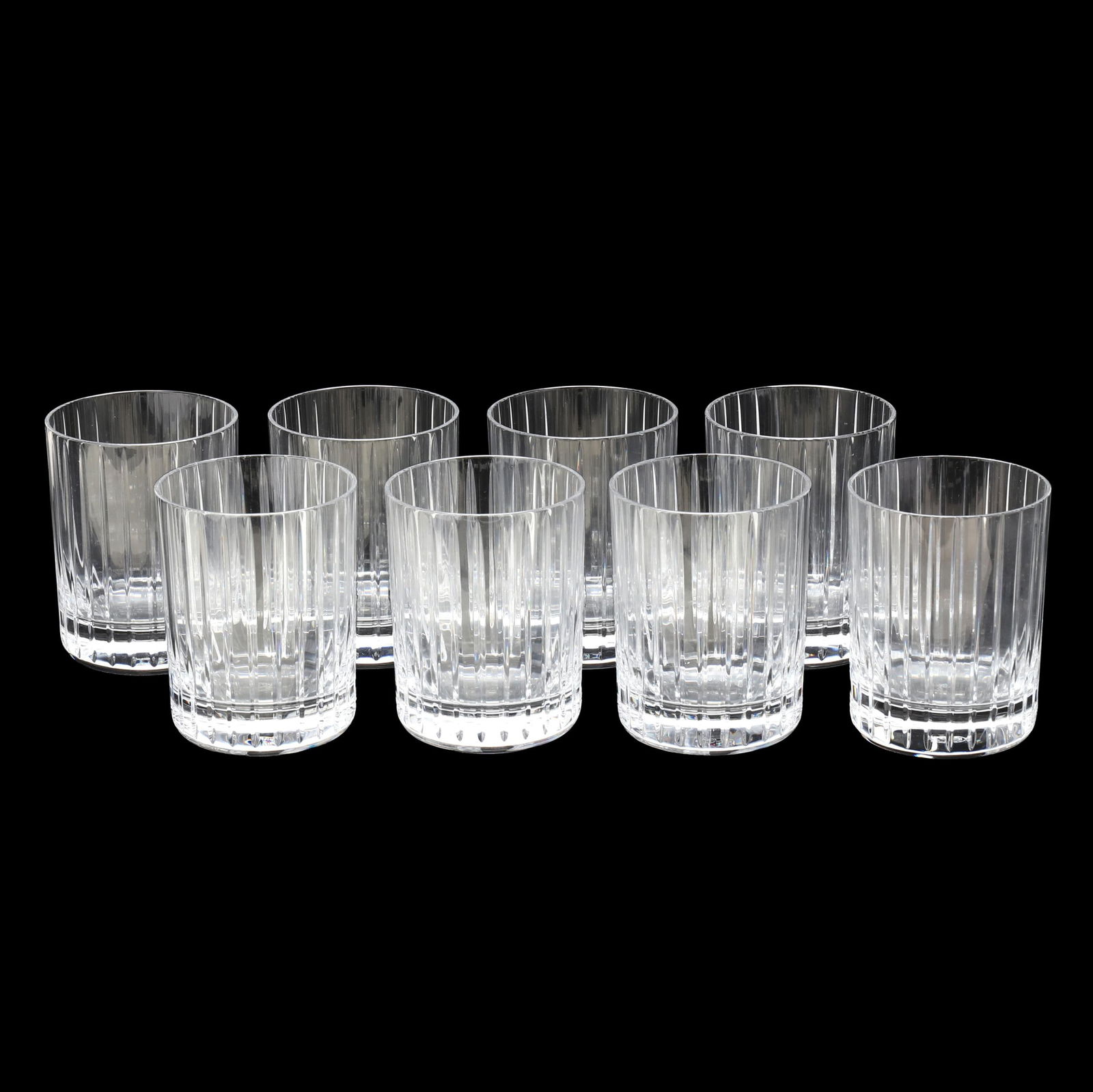 BACCARAT, SET OF EIGHT  HARMONIE 