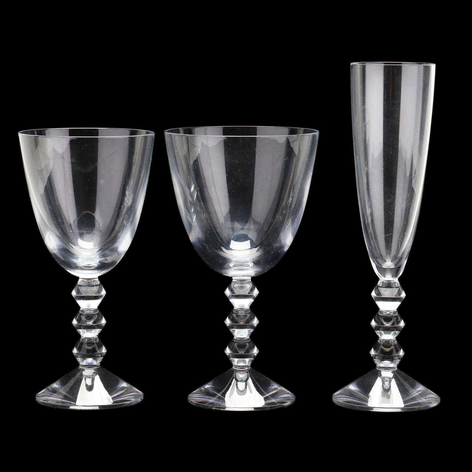 BACCARAT, SET OF  VEGA  CRYSTAL