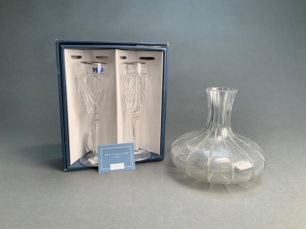 BACCARAT SHIP'S CRYSTAL DECANTER