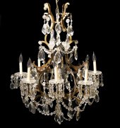 BACCARAT SIGNED CRYSTAL & BRON