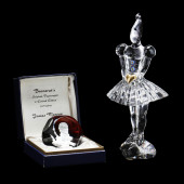 BACCARAT STATUETTE AND CRYSTAL