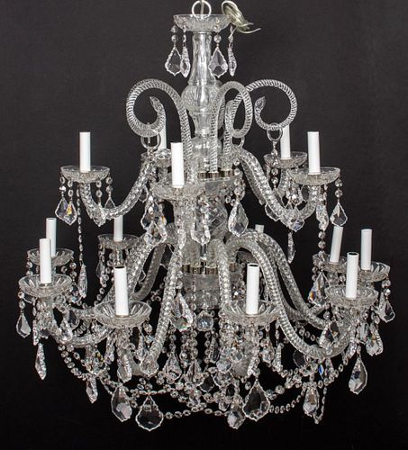 BACCARAT STYLE 10 ARM CRYSTAL