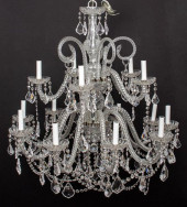 BACCARAT STYLE 10 ARM CRYSTAL