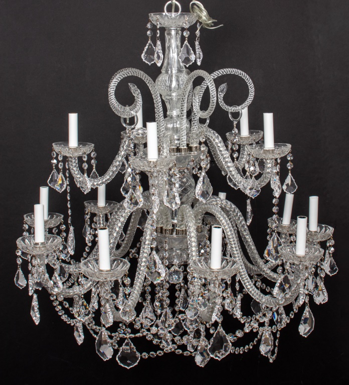 BACCARAT STYLE 10 ARM CRYSTAL