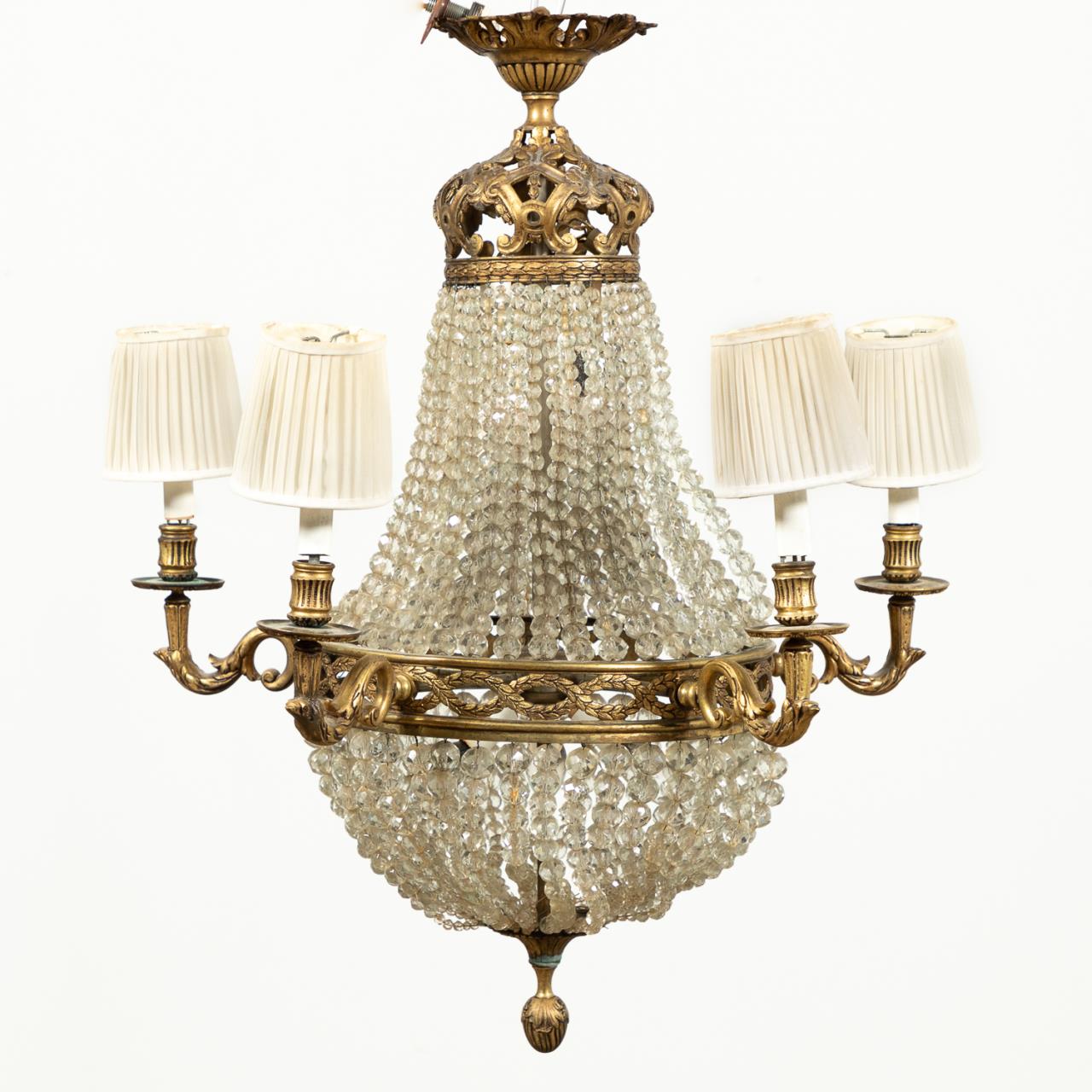 BACCARAT STYLE BEADED CRYSTAL