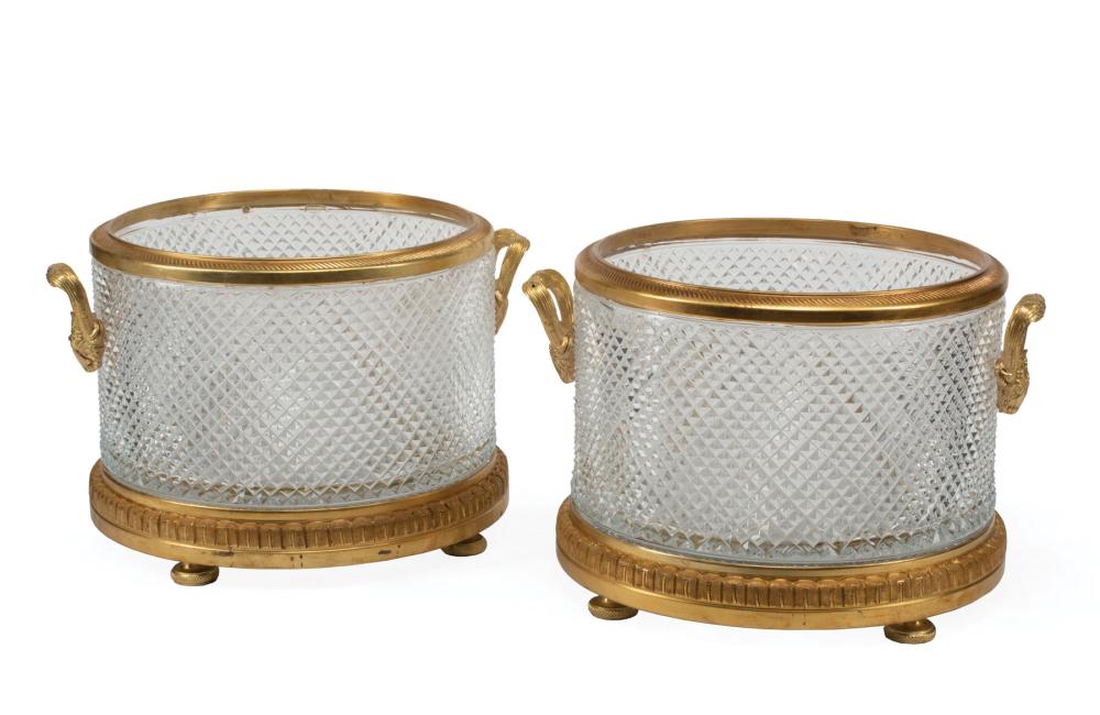BACCARAT-STYLE BRONZE-MOUNTED
