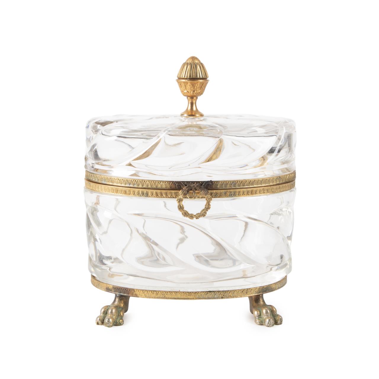 BACCARAT STYLE GILDED ORMOLU