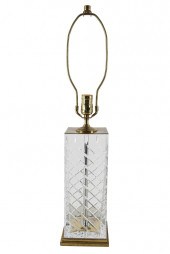 BACCARAT TABLE LAMPcrystal wit