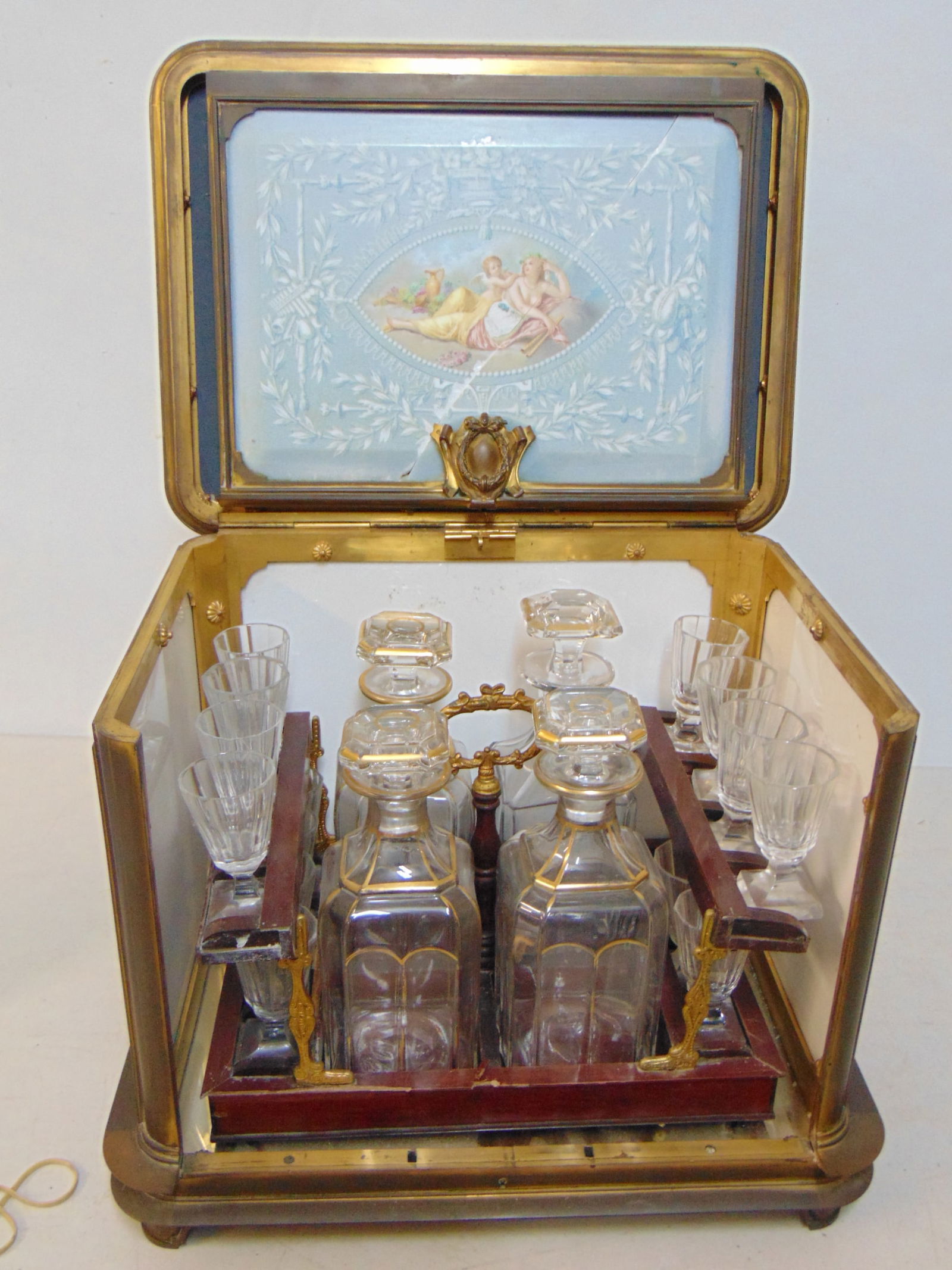 BACCARAT TANTALUS, BRONZE WITH